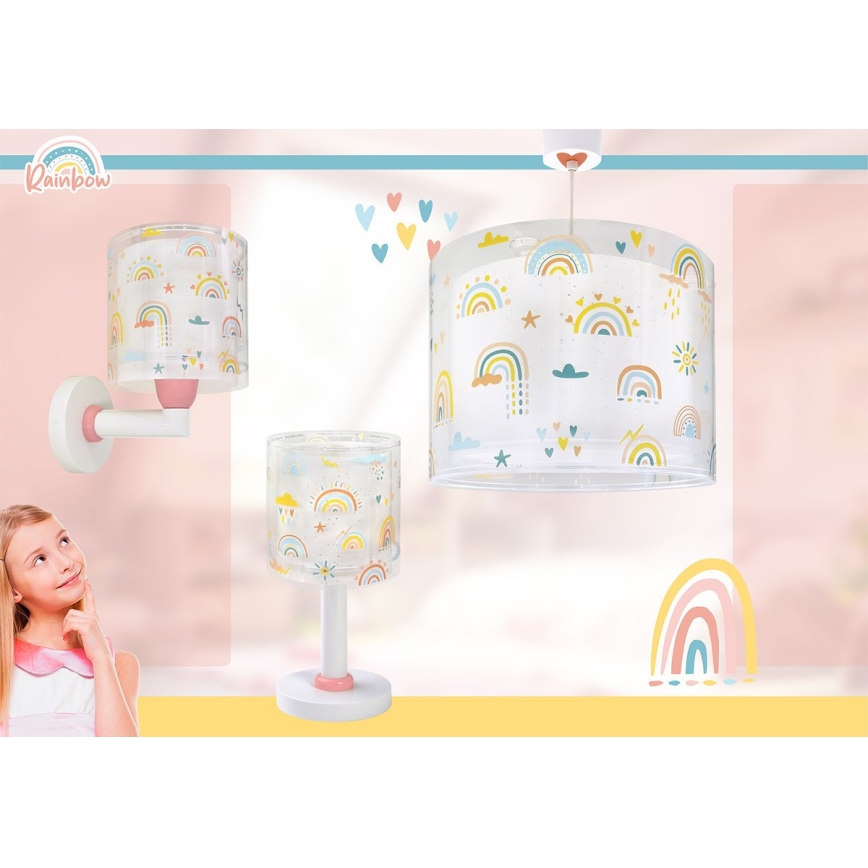 Dalber 41199 - Children's wall lamp RAINBOW 1xE27/15W/230V multicolored