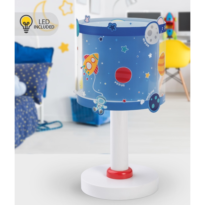 Dalber 41341N - LED Kids' Lamp PLANETS 1xG4/4W/230V blue