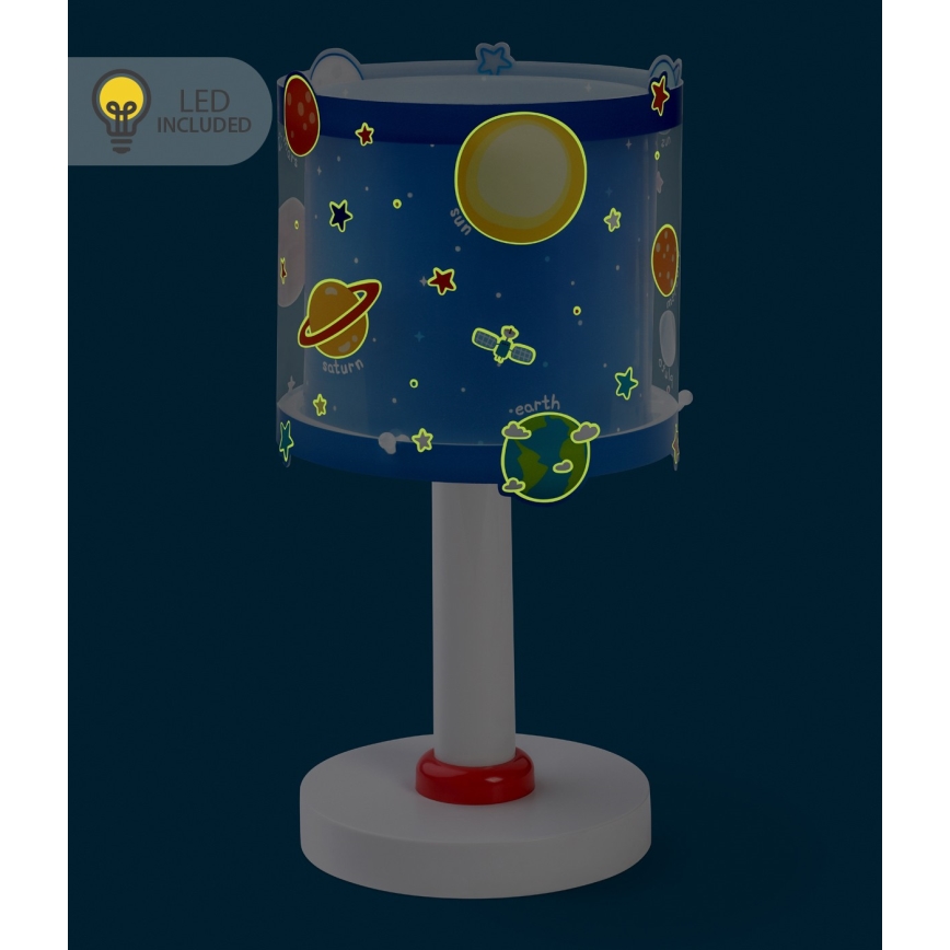 Dalber 41341N - LED Kids' Lamp PLANETS 1xG4/4W/230V blue