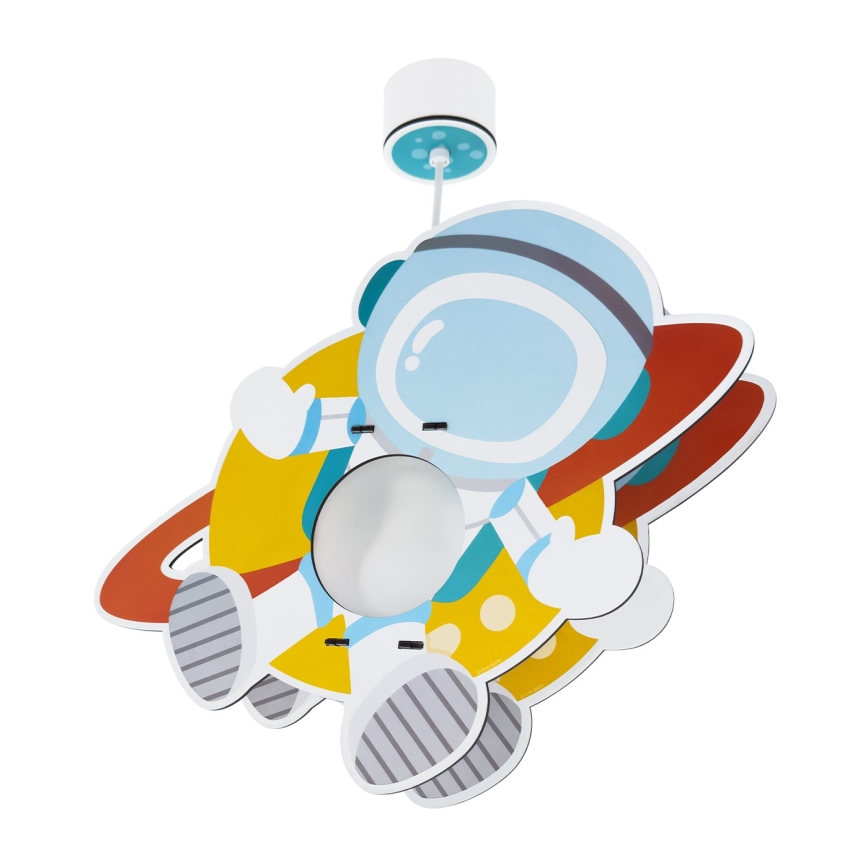 Dalber 41347 - Children's chandelier ASTRONAUT 1xE27/15W/230V