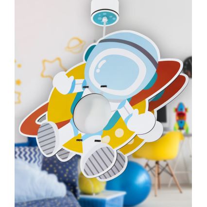 Dalber 41347 - Children's chandelier ASTRONAUT 1xE27/15W/230V