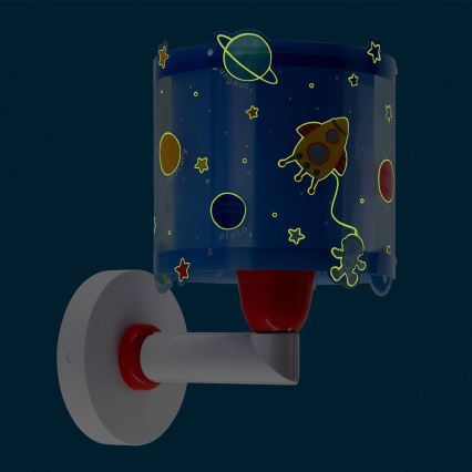 Dalber 41349 - PLANETS Kids' Wall Light 1xE27/15W/230V