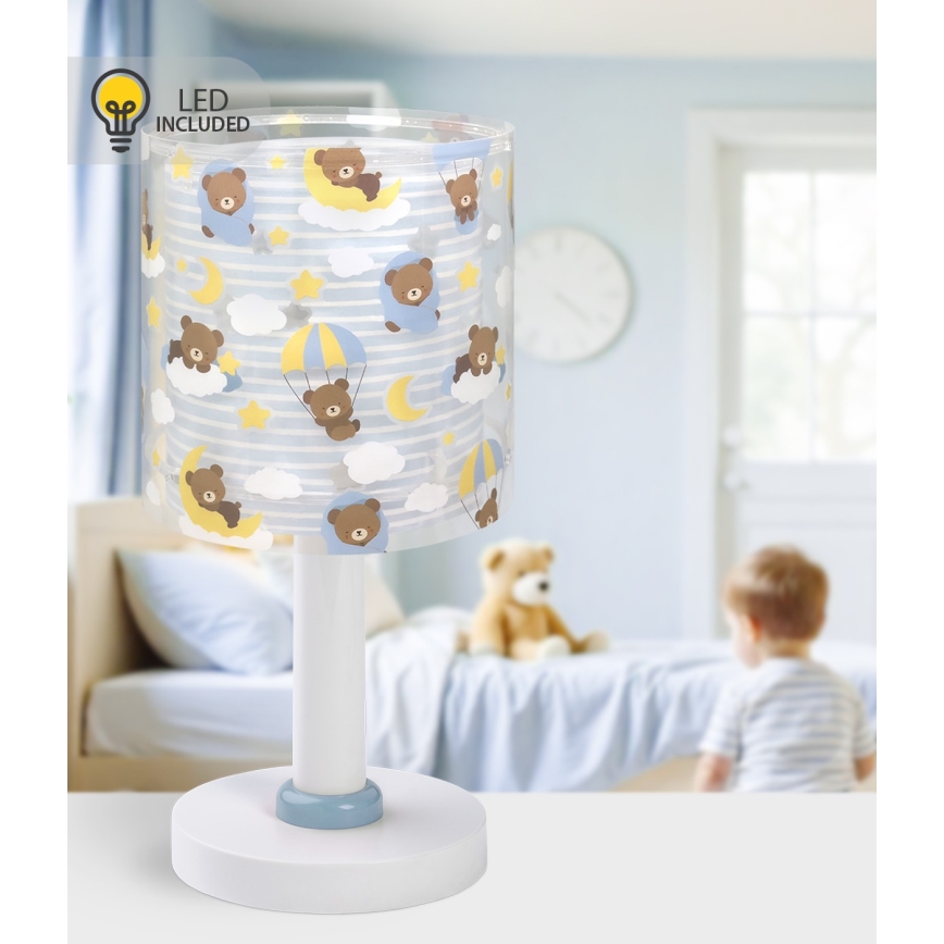 Dalber 41571T - LED Children's Lamp BABY TEDDY 1x G4/4W/230V Blue
