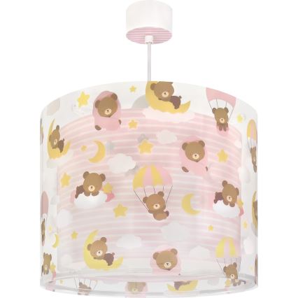 Dalber 41572S - BABY TEDDY Children's ceiling light 1xE27/15W/230V Pink