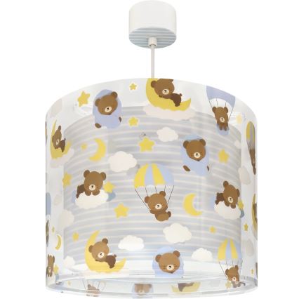 Dalber 41572T - BABY TEDDY Children's Ceiling Light 1xE27/15W/230V Blue