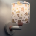 Dalber 41579S - Children's wall lamp BABY TEDDY 1xE27/15W/230V pink