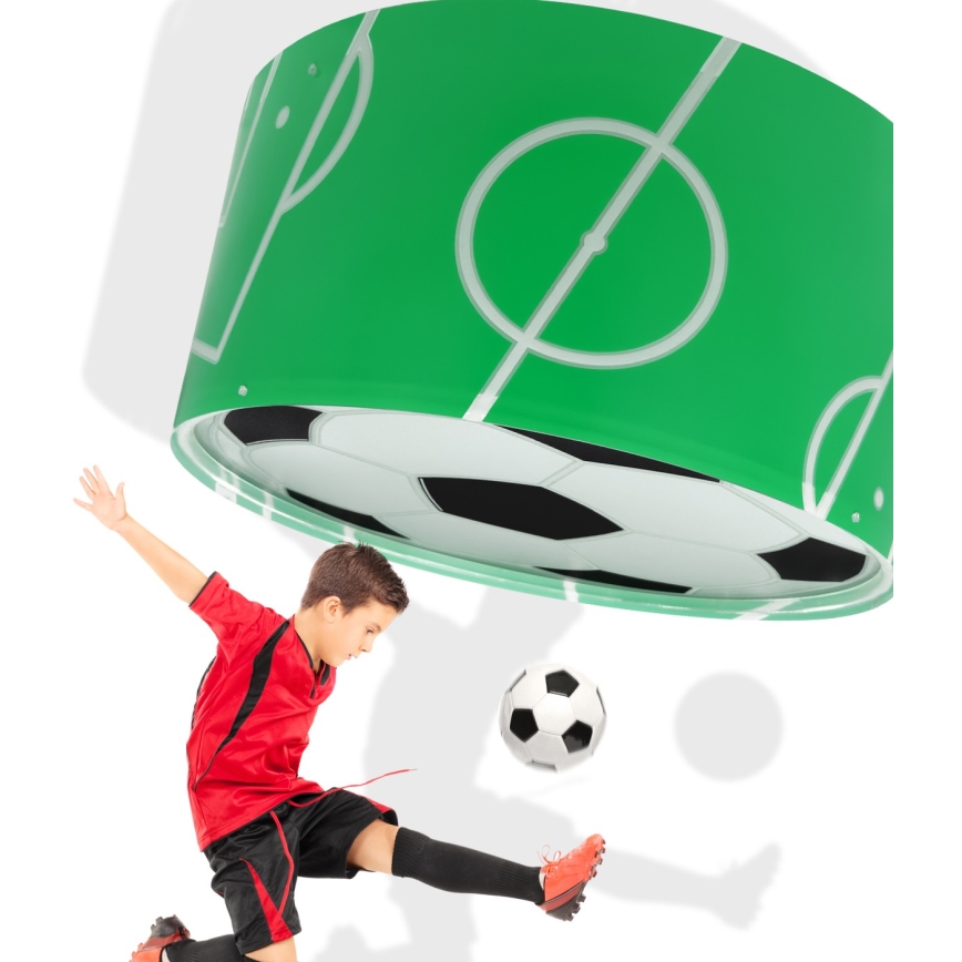 Dalber 41736 - Children's ceiling light FOOTBALL 2xE27/15W/230V