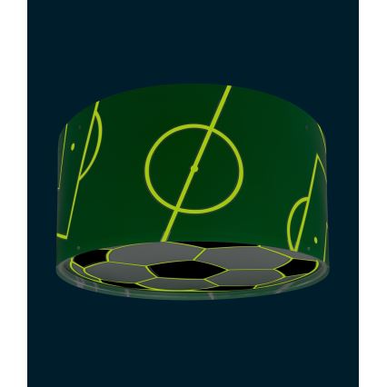 Dalber 41736 - Children's ceiling light FOOTBALL 2xE27/15W/230V