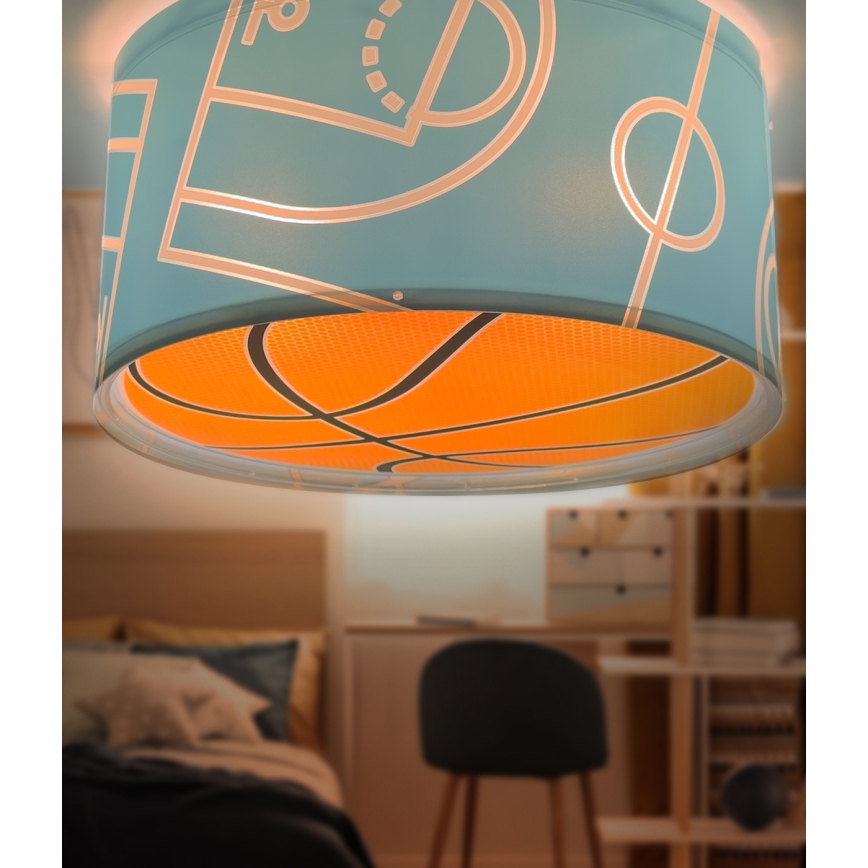 Dalber 41746 - Children's ceiling light BASKET 2xE27/15W/230V