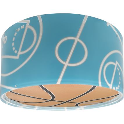 Dalber 41746 - Children's ceiling light BASKET 2xE27/15W/230V