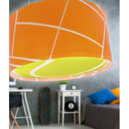 Dalber 41756 - Children's ceiling light TENNIS 2xE27/15W/230V