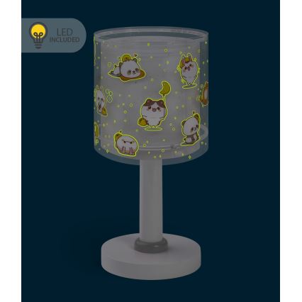 Dalber 41761E - LED Kids' Lamp KAWAII FRIENDS 1xG4/4W/230V grey