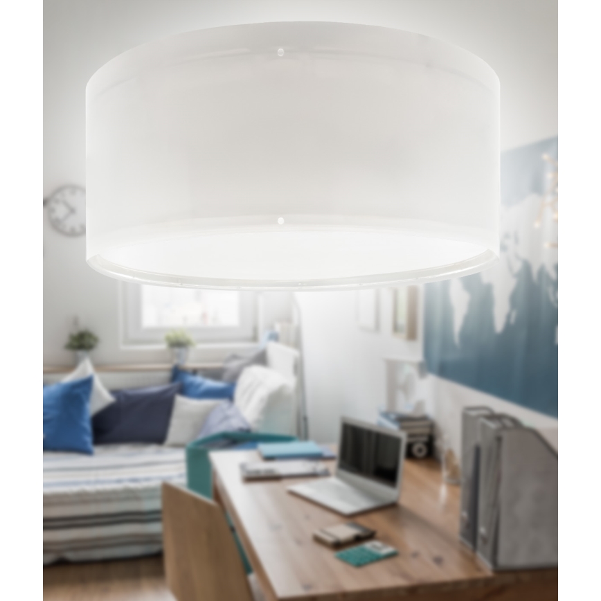 Dalber 42006E - Children's ceiling light COLOR LIGHT 2xE27/15W/230V white