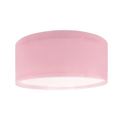Dalber 42006S - Children's ceiling light COLOR LIGHT 2xE27/15W/230V pink
