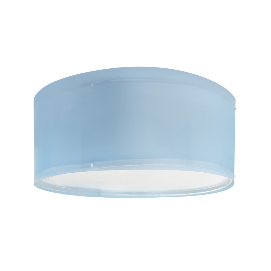 Dalber 42006T - Children's ceiling light COLOR LIGHT 2xE27/15W/230V blue