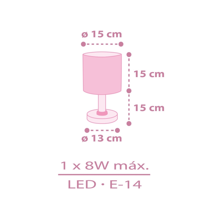 Dalber 42491N - LED Kids' Lamp FAIRY DREAMS 1xG4/4W/230V Pink