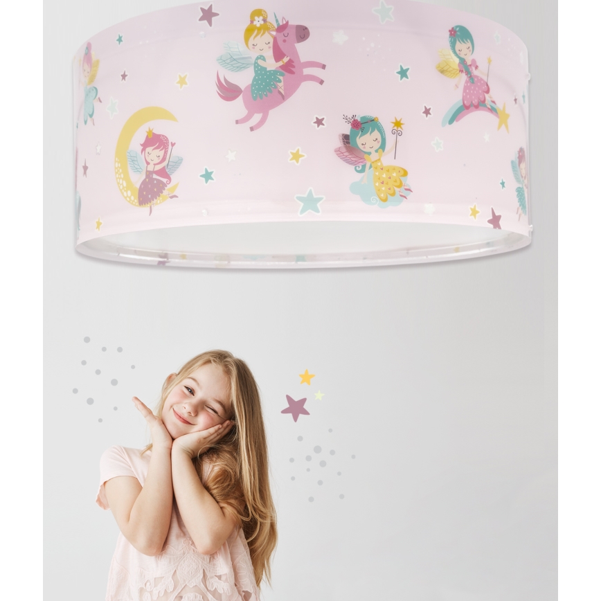 Dalber 42496 - Children's ceiling light FAIRY DREAMS 2xE27/15W/230V