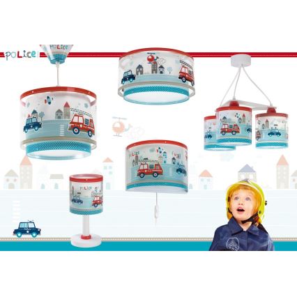 Dalber 60611N - LED Children's Lamp POLICE 1xG4/4W/230V Multicolored