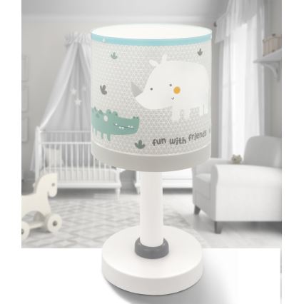Dalber 60621 - Children's small lamp RHICO AND CROCO 1xE14/8W/230V