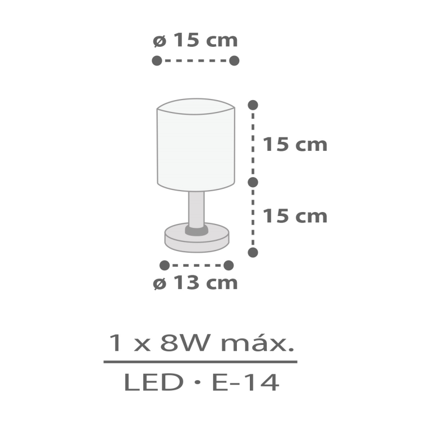 Dalber 60621 - Children's small lamp RHICO AND CROCO 1xE14/8W/230V