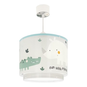 Dalber 60622 - Children's chandelier RHICO AND CROCO 1xE27/15W/230V
