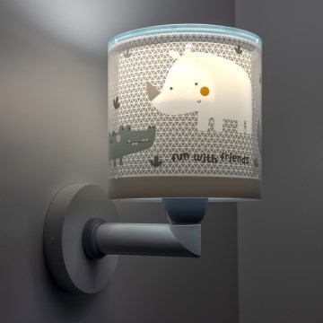 Dalber 60629 - Children's wall light RHICO AND CROCO 1xE27/15W/230V