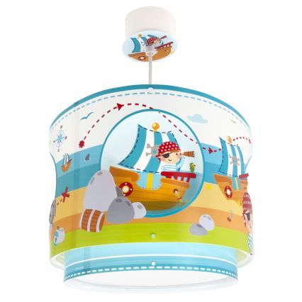 Dalber 60652 - Children's chandelier PIRATE ISLAND 1xE27/15W/230V
