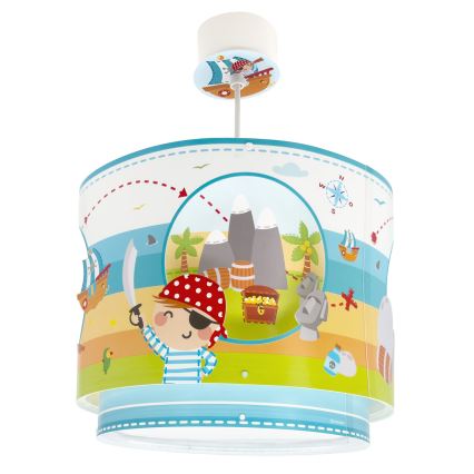 Dalber 60652 - Children's chandelier PIRATE ISLAND 1xE27/15W/230V
