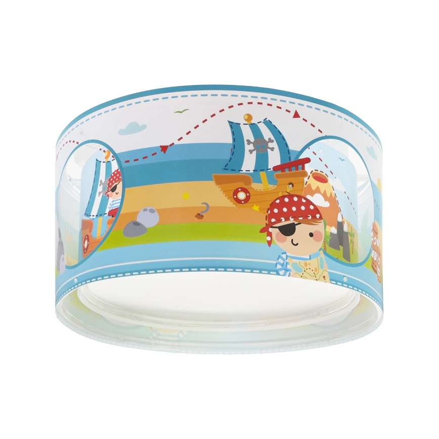 Dalber 60656 - Children's ceiling light PIRATE ISLAND 2xE27/15W/230V