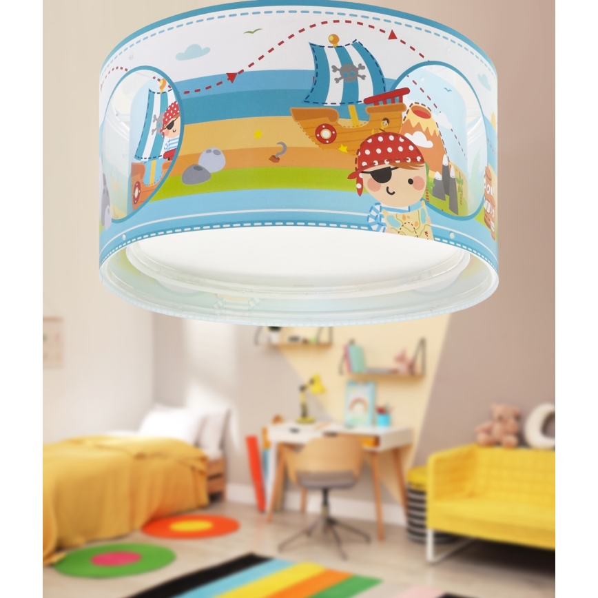 Dalber 60656 - Children's ceiling light PIRATE ISLAND 2xE27/15W/230V