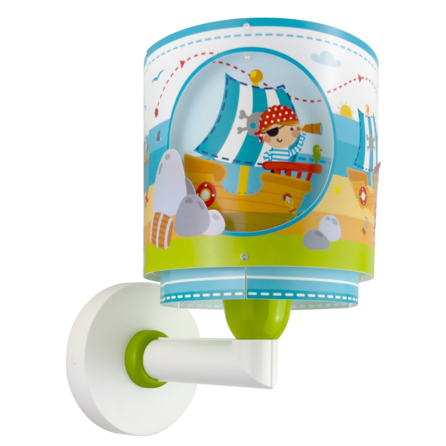 Dalber 60659 - Children's wall light PIRATE ISLAND 1xE27/15W/230V