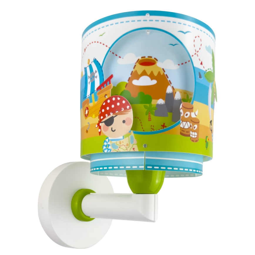 Dalber 60659 - Children's wall light PIRATE ISLAND 1xE27/15W/230V