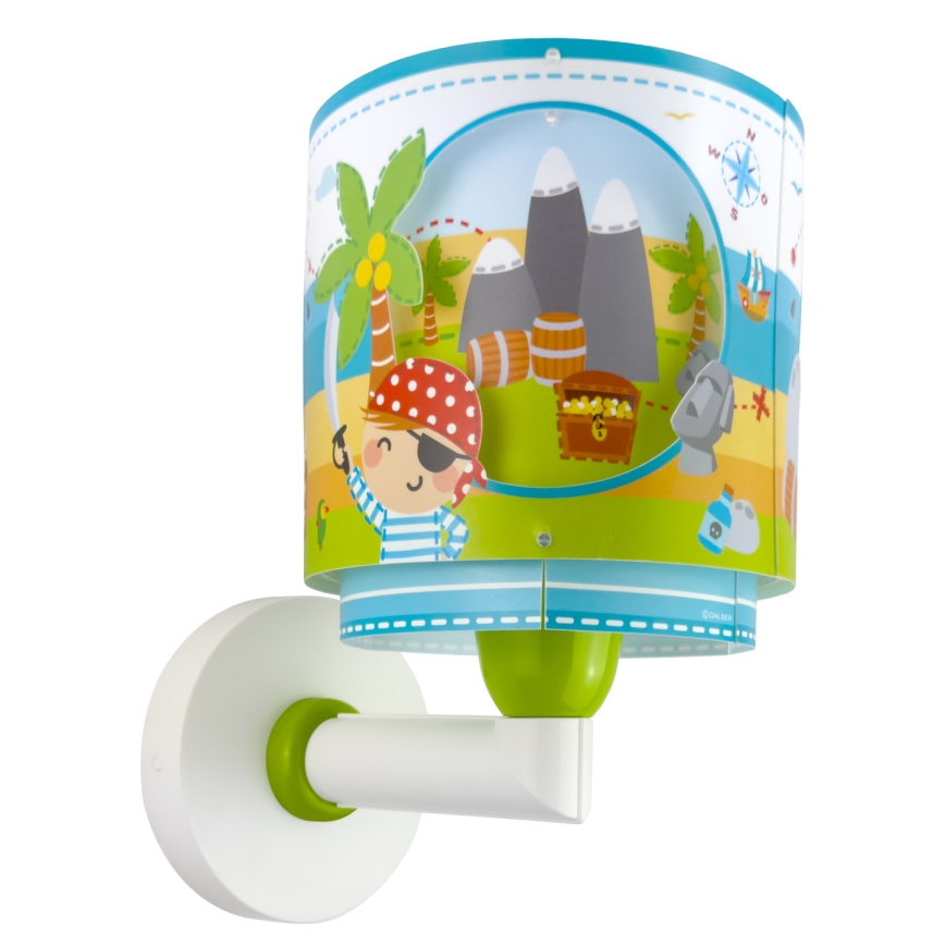 Dalber 60659 - Children's wall light PIRATE ISLAND 1xE27/15W/230V