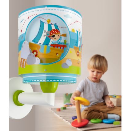 Dalber 60659 - Children's wall light PIRATE ISLAND 1xE27/15W/230V