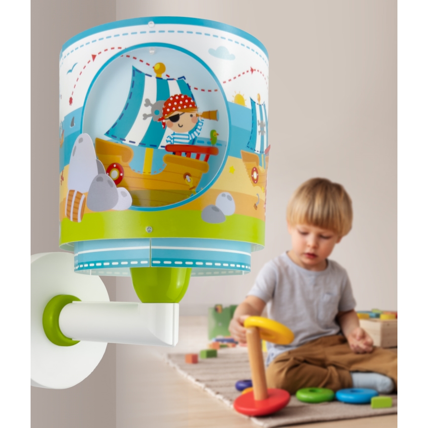 Dalber 60659 - Children's wall light PIRATE ISLAND 1xE27/15W/230V
