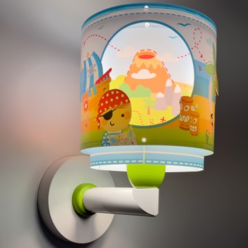 Dalber 60659 - PIRATE ISLAND Kids' Wall Light 1xE27/15W/230V