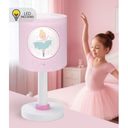 Dalber 60911 - LED Children's Lamp PRINCESS DANCE 1xG4/4W/230V Pink