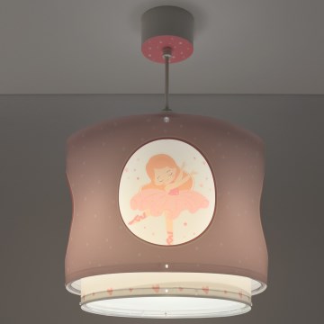Dalber 60912 - Children's ceiling light PRINCESS DANCE 1xE27/15W/230V pink
