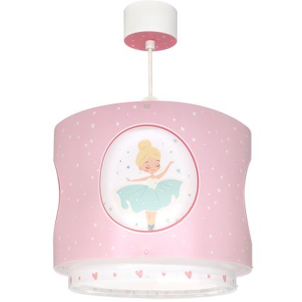 Dalber 60912 - Children's ceiling light PRINCESS DANCE 1xE27/15W/230V pink