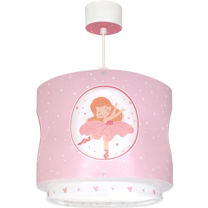 Dalber 60912 - Children's ceiling light PRINCESS DANCE 1xE27/15W/230V pink