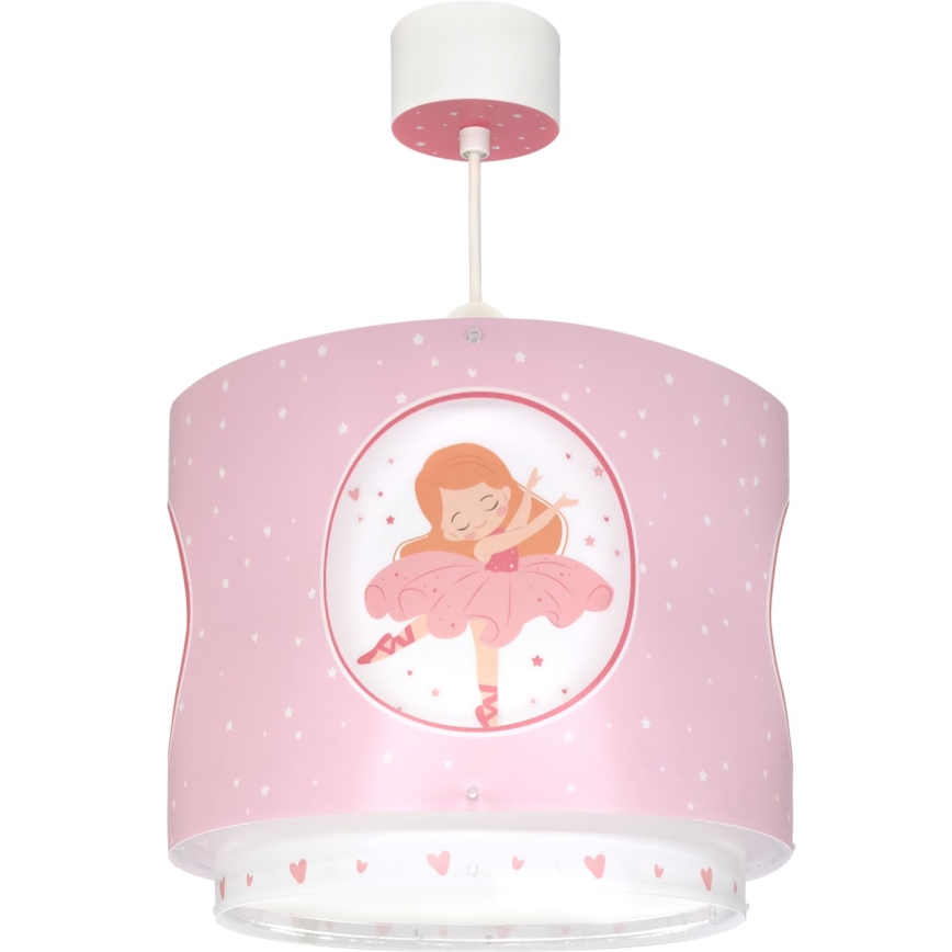 Dalber 60912 - Children's ceiling light PRINCESS DANCE 1xE27/15W/230V pink