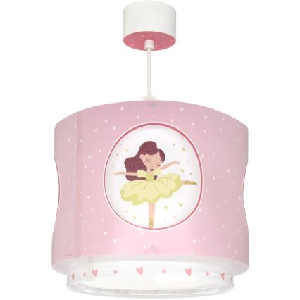 Dalber 60912 - Children's ceiling light PRINCESS DANCE 1xE27/15W/230V pink