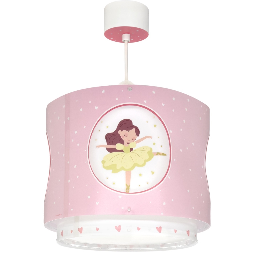 Dalber 60912 - Children's ceiling light PRINCESS DANCE 1xE27/15W/230V pink