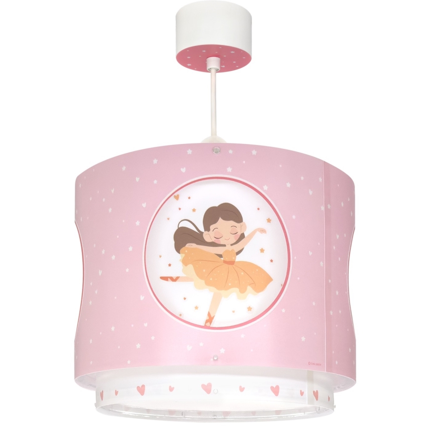 Dalber 60912 - Children's ceiling light PRINCESS DANCE 1xE27/15W/230V pink
