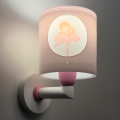Dalber 60919 - Kids' Wall Light PRINCESS DANCE 1xE27/15W/230V Pink