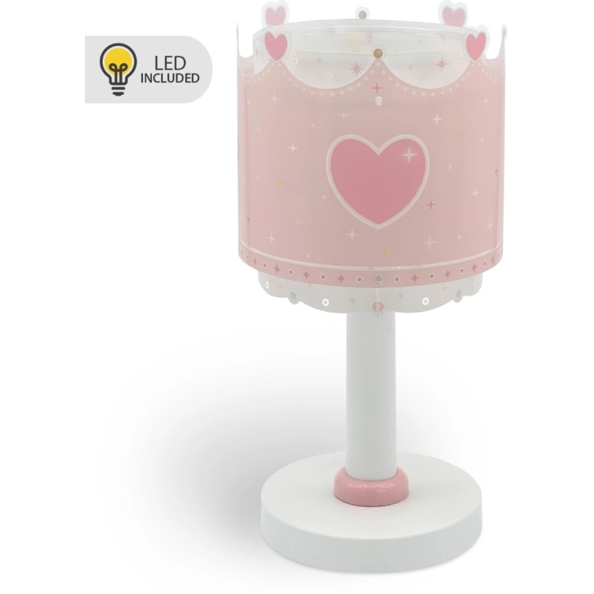 Dalber 61101N - LED Children's Lamp LITTLE QUEEN 1xG4/4W/230V Pink