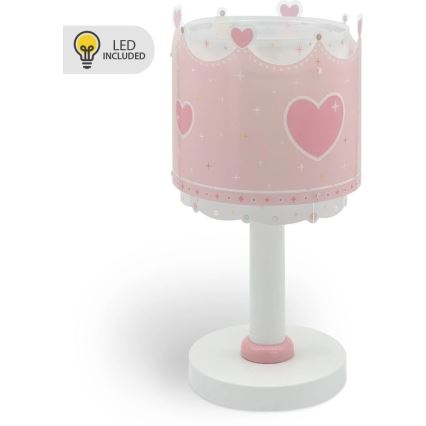 Dalber 61101N - LED Children's Lamp LITTLE QUEEN 1xG4/4W/230V Pink
