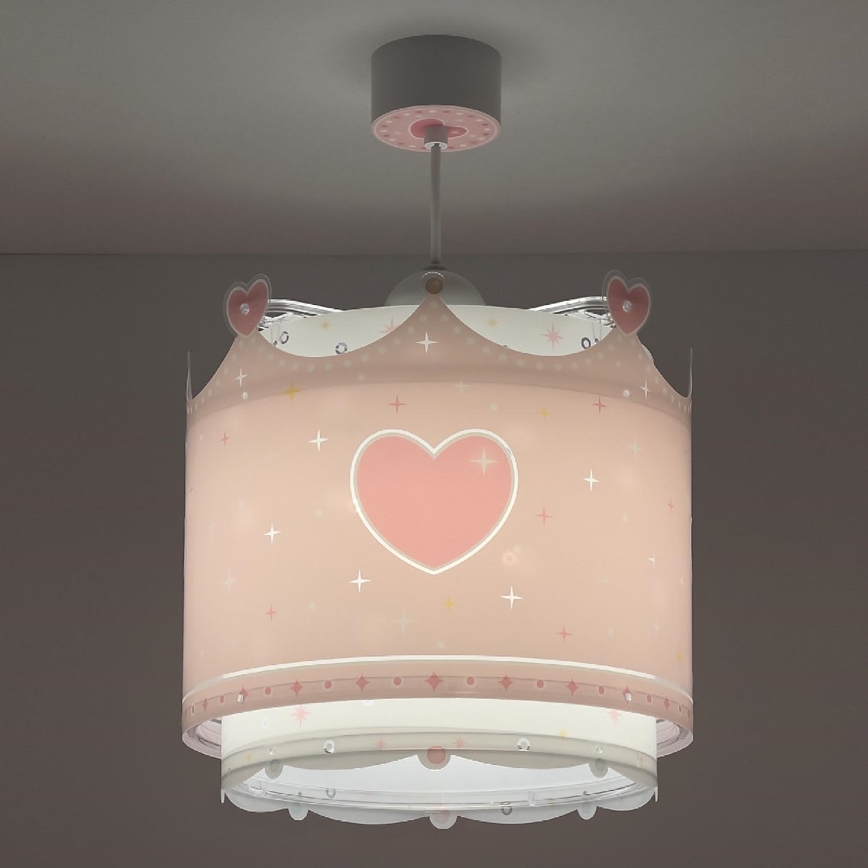 Dalber 61102 - Children's chandelier LITTLE QUEEN 1xE27/60W/230V