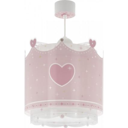 Dalber 61102 - Children's chandelier LITTLE QUEEN 1xE27/60W/230V