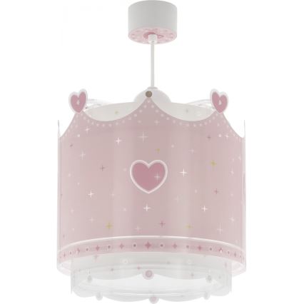 Dalber 61102 - Children's chandelier LITTLE QUEEN 1xE27/60W/230V